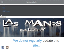 Tablet Screenshot of lasmanosgallery.com